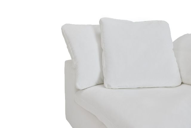 Nixon White Fabric Corner Chair (6)