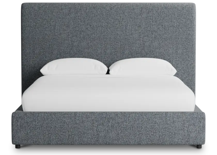 Gayton Elavation Gray 54" Upholstered Platform Bed Gayton Elavation Gray 54" Upholstered Platform Bed