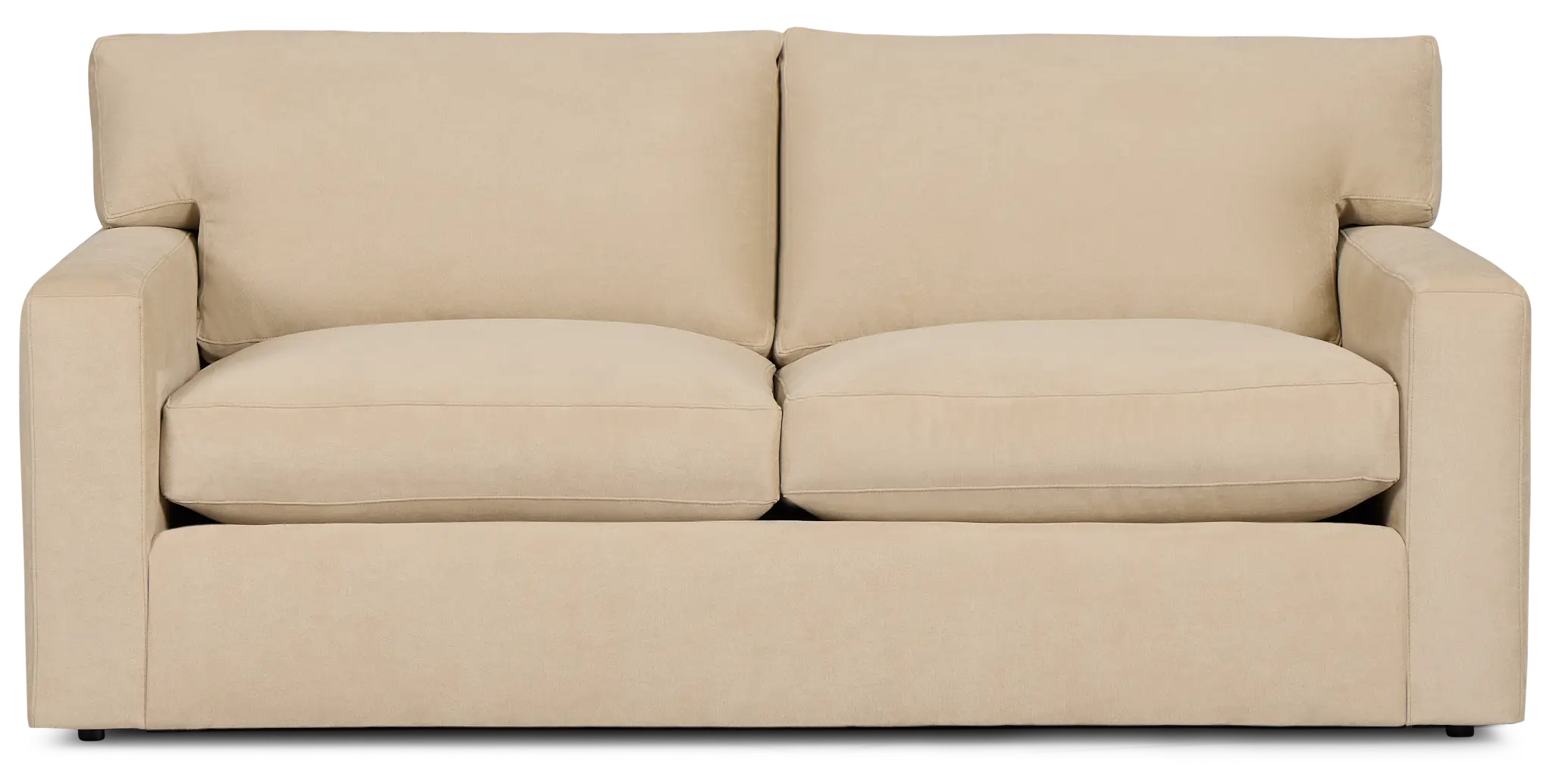 Hudson Beige Fabric Loveseat Hudson Beige Fabric Loveseat