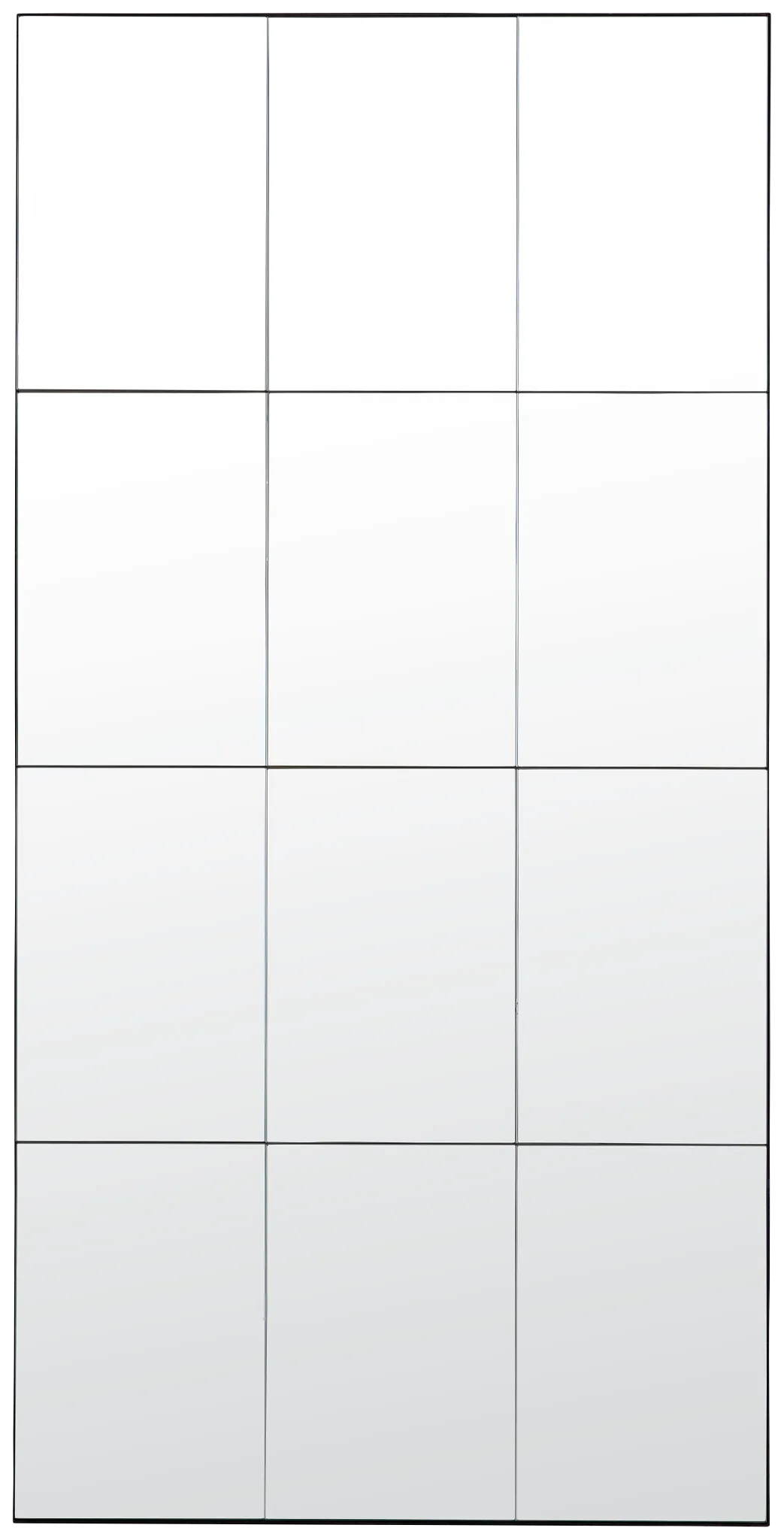 Kemi Black Metal Floor Mirror