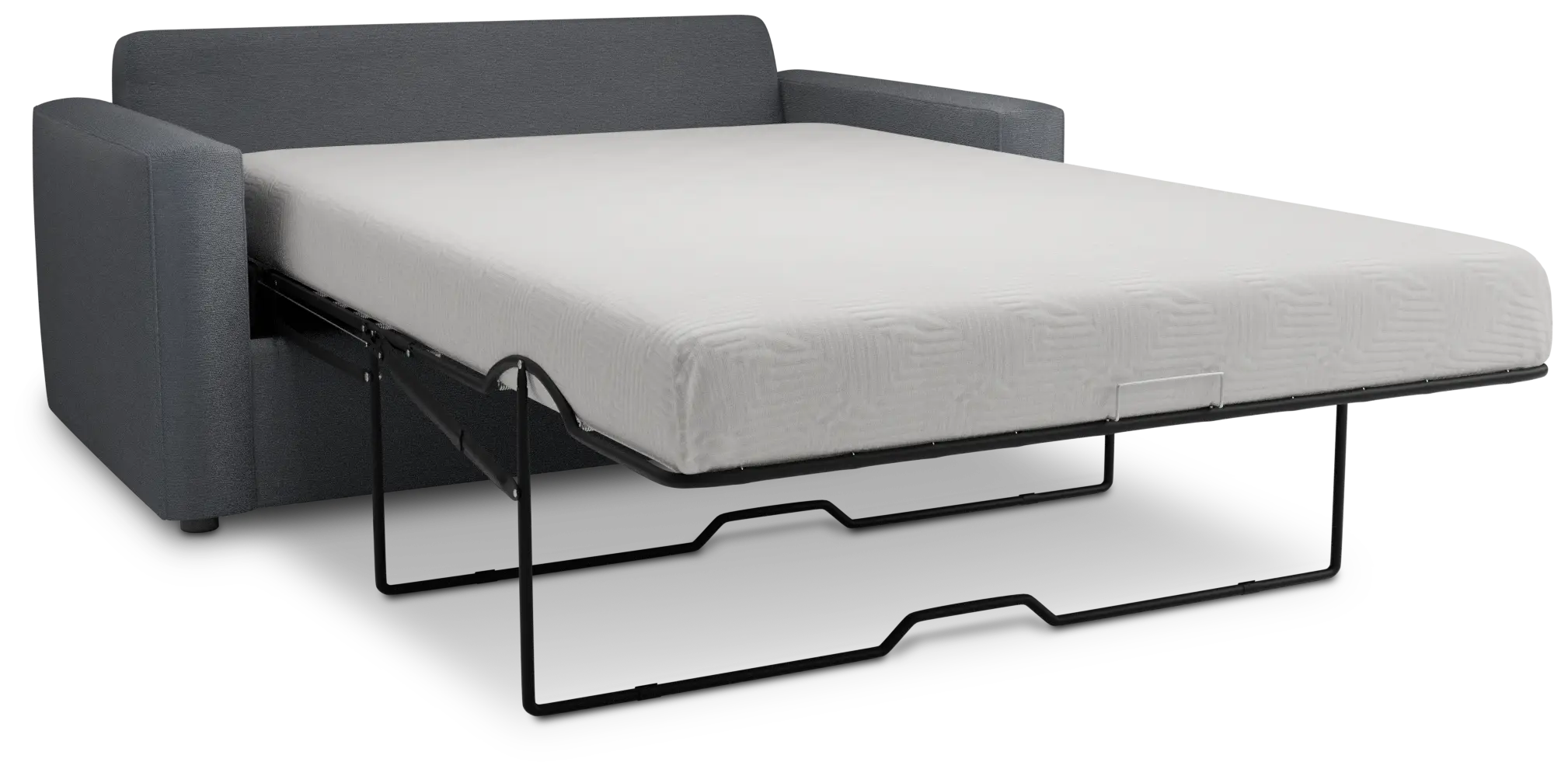 Siesta Peyton Dark Blue Fabric Memory Foam Sleeper Siesta Peyton Dark Blue Fabric Memory Foam Sleeper