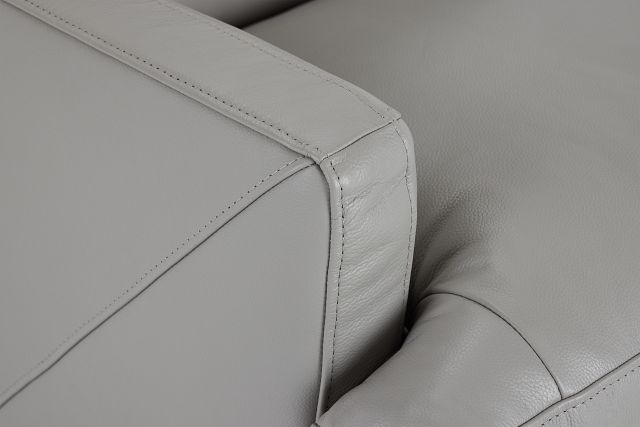 Amari Gray Leather Chair