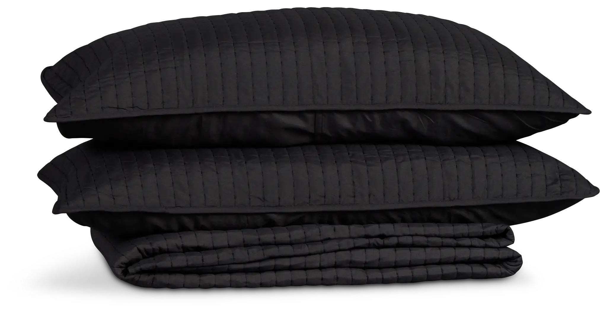 Keaton Black 3 Piece Comforter Set Keaton Black 3 Piece Comforter Set