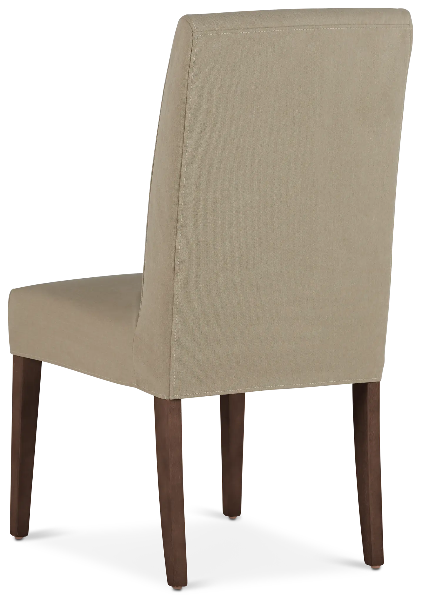 Destination Beige Short Slipcover Chair With Medium-tone Leg Destination Beige Short Slipcover Chair With Medium-tone Leg