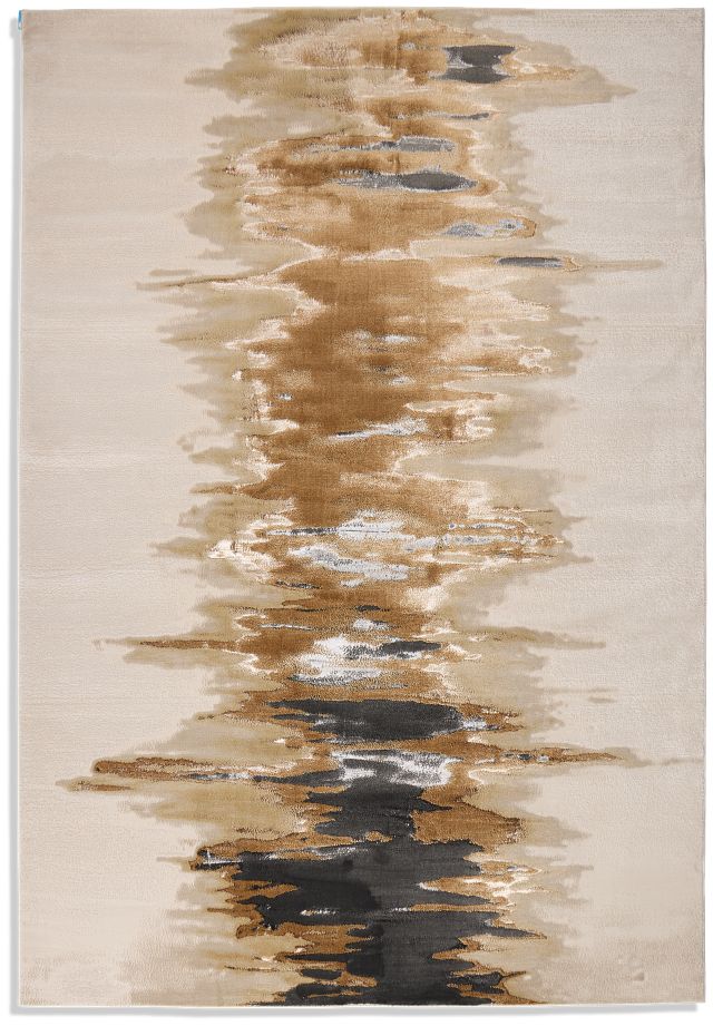 Firenzo Light Brown 8x10 Area Rug