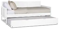 Charleston White Panel Trundle Bed