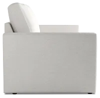 Citymod White Fabric 2-piece Modular Sofa