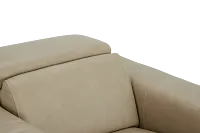 Ainsley Beige Leather Power Recliner