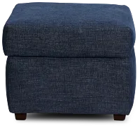 Davis Dark Blue Micro Ottoman