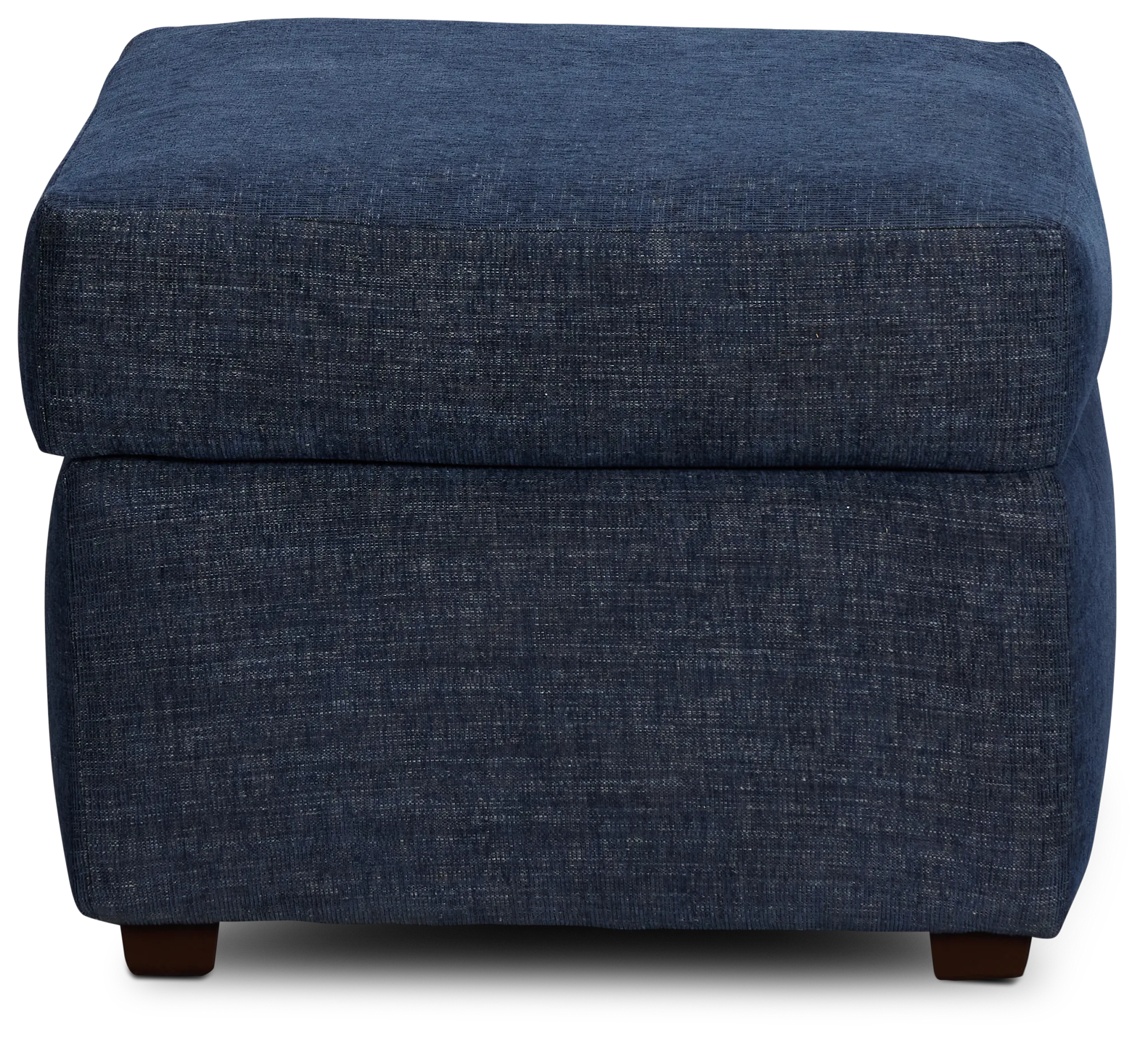Davis Dark Blue Micro Ottoman
