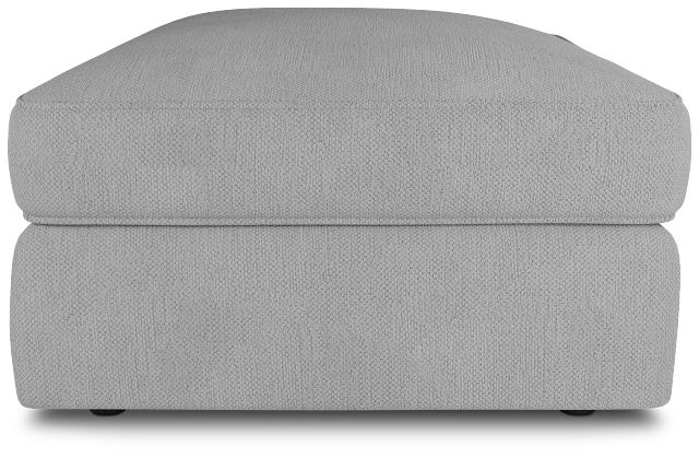 Siesta Revenue White Fabric Ottoman