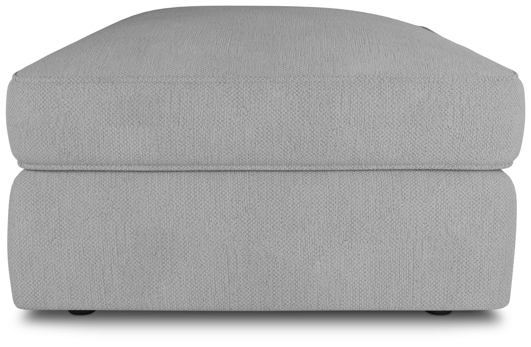 Siesta Revenue White Fabric Ottoman