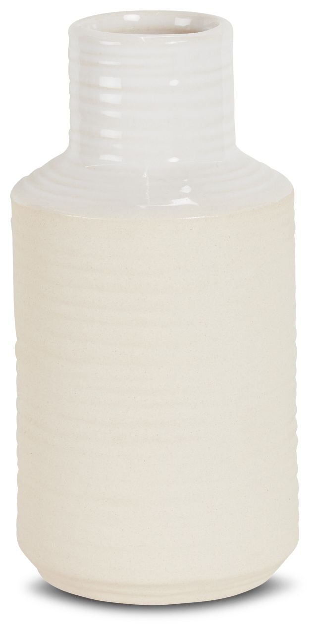 Adla White Small Vase