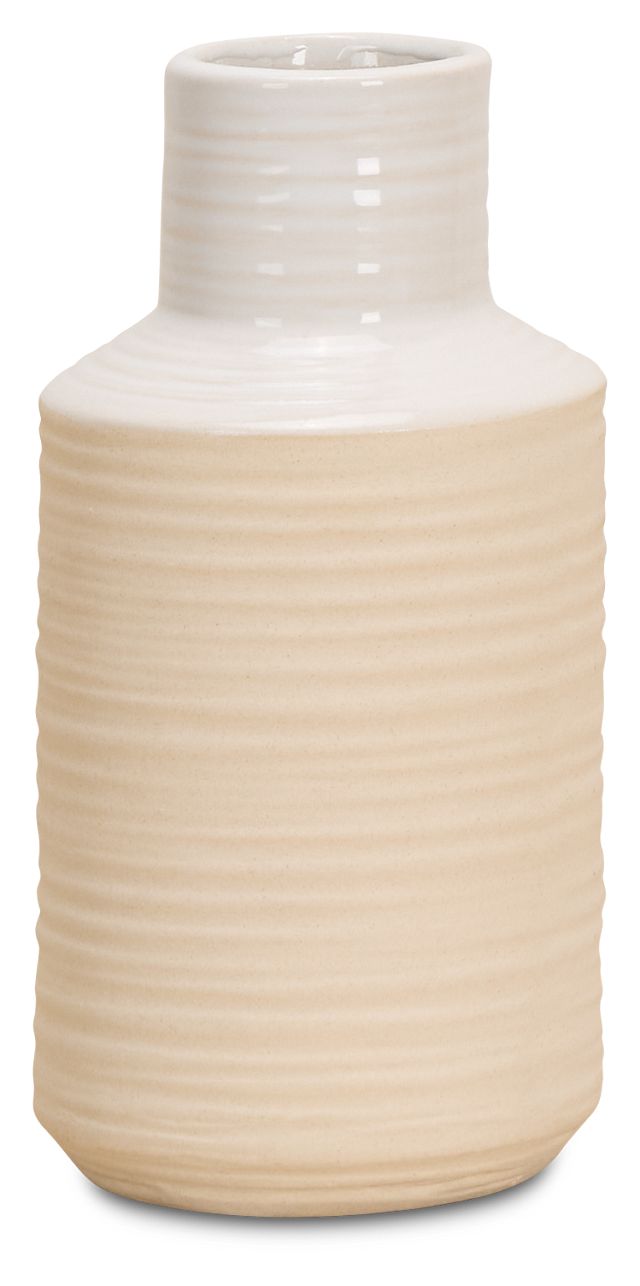 Adla White Small Vase