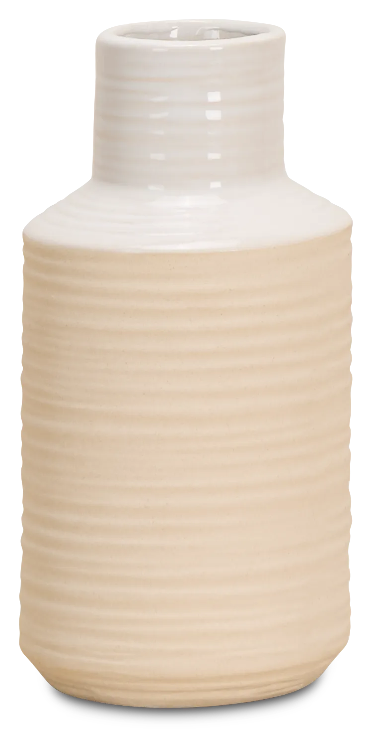 Adla White Small Vase