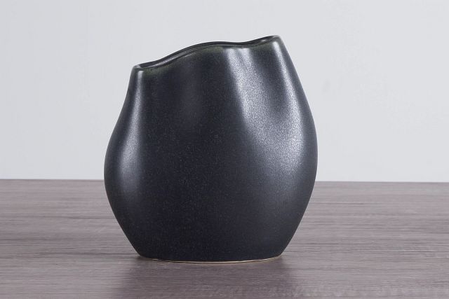 Visalia Black Small Vase