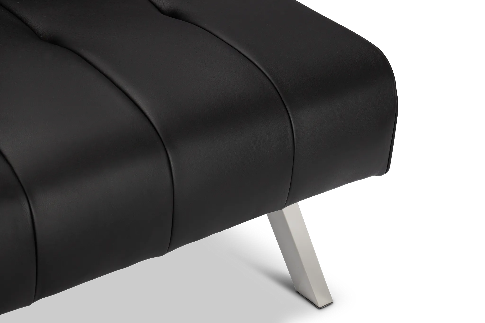 Clay Black Micro Sofa Futon