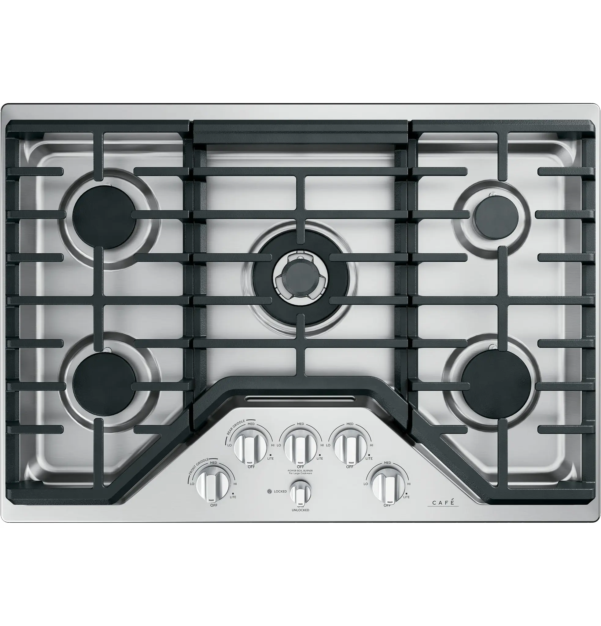 Cafe 95302 Series Stainless Steel 30" Gas Cook Top Cafe 95302 Series Stainless Steel 30" Gas Cook Top