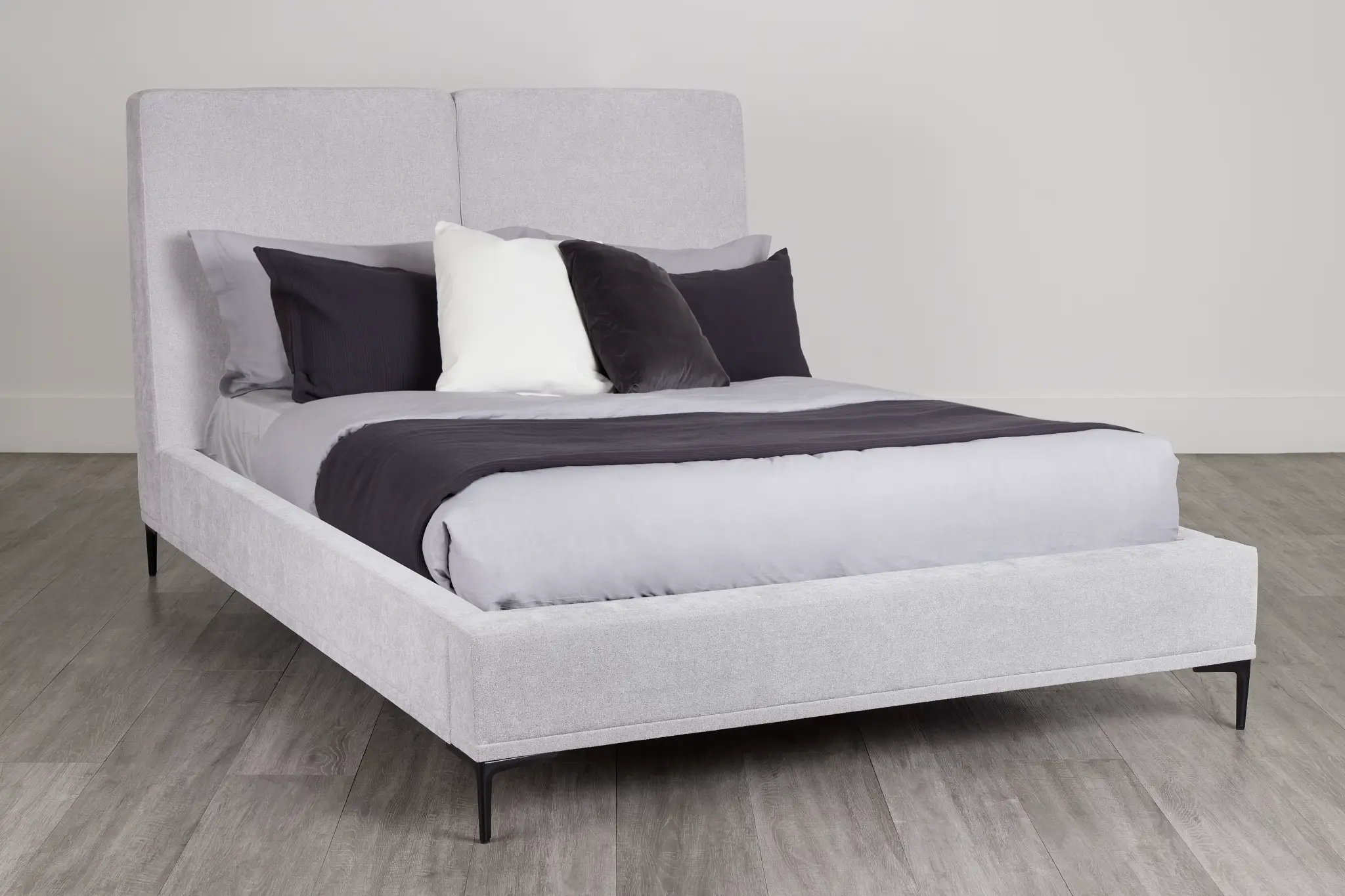 Emit Light Gray Uph Panel Bed Emit Light Gray Uph Panel Bed