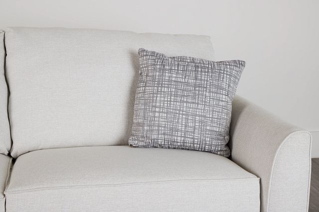 Hugo Gray 18" Accent Pillow