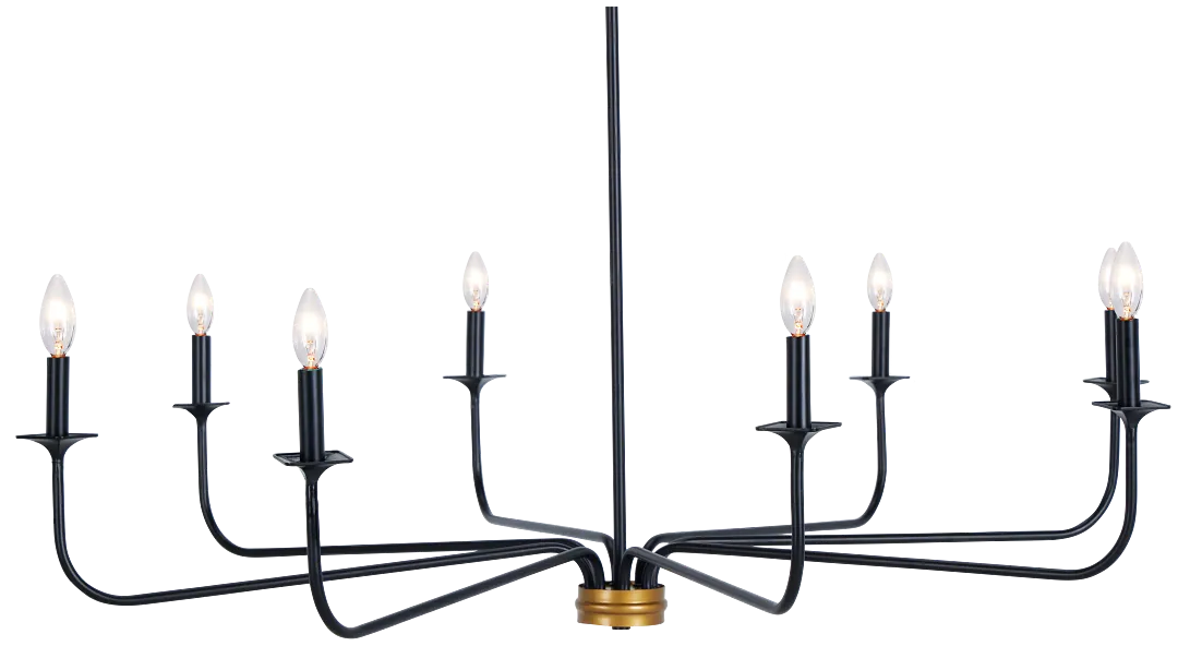 Teagan Black Chandelier