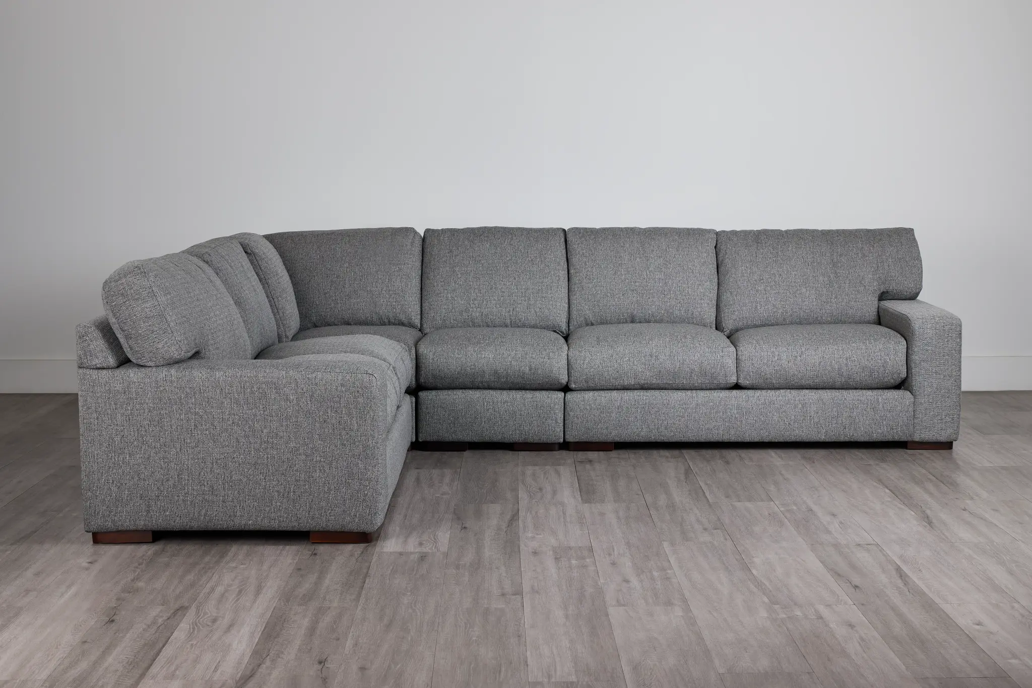 Veronica Dark Gray Down Large Two-arm Sectional Veronica Dark Gray Down Large Two-arm Sectional