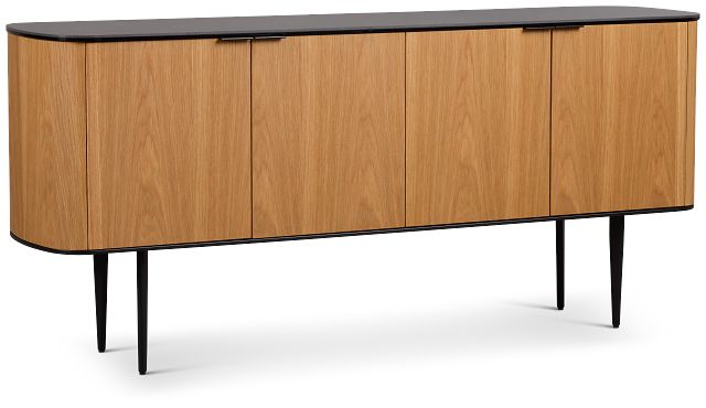 Kayden Light Tone Four-door Cabinet