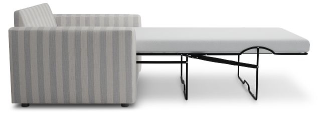 Siesta Sea Lane Light Gray Fabric Memory Foam Sleeper