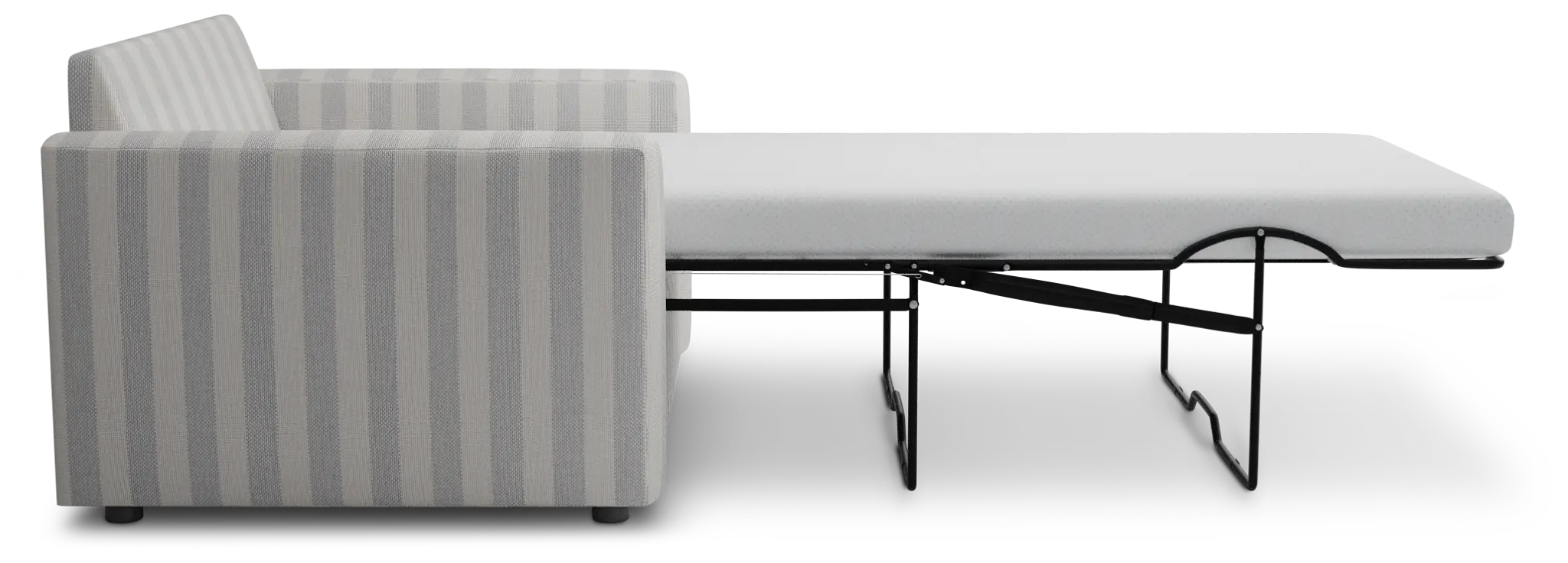 Siesta Sea Lane Light Gray Fabric Memory Foam Sleeper Siesta Sea Lane Light Gray Fabric Memory Foam Sleeper