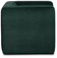 Lizzie Green Velvet Accent Chair