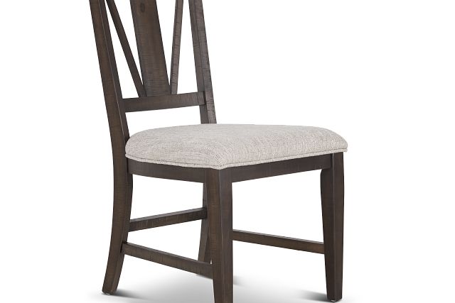 Heron Cove Dark Tone Upholstered Side Chair (6)