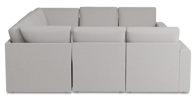 Citymod Light Gray Fabric 8-piece Modular Sectional