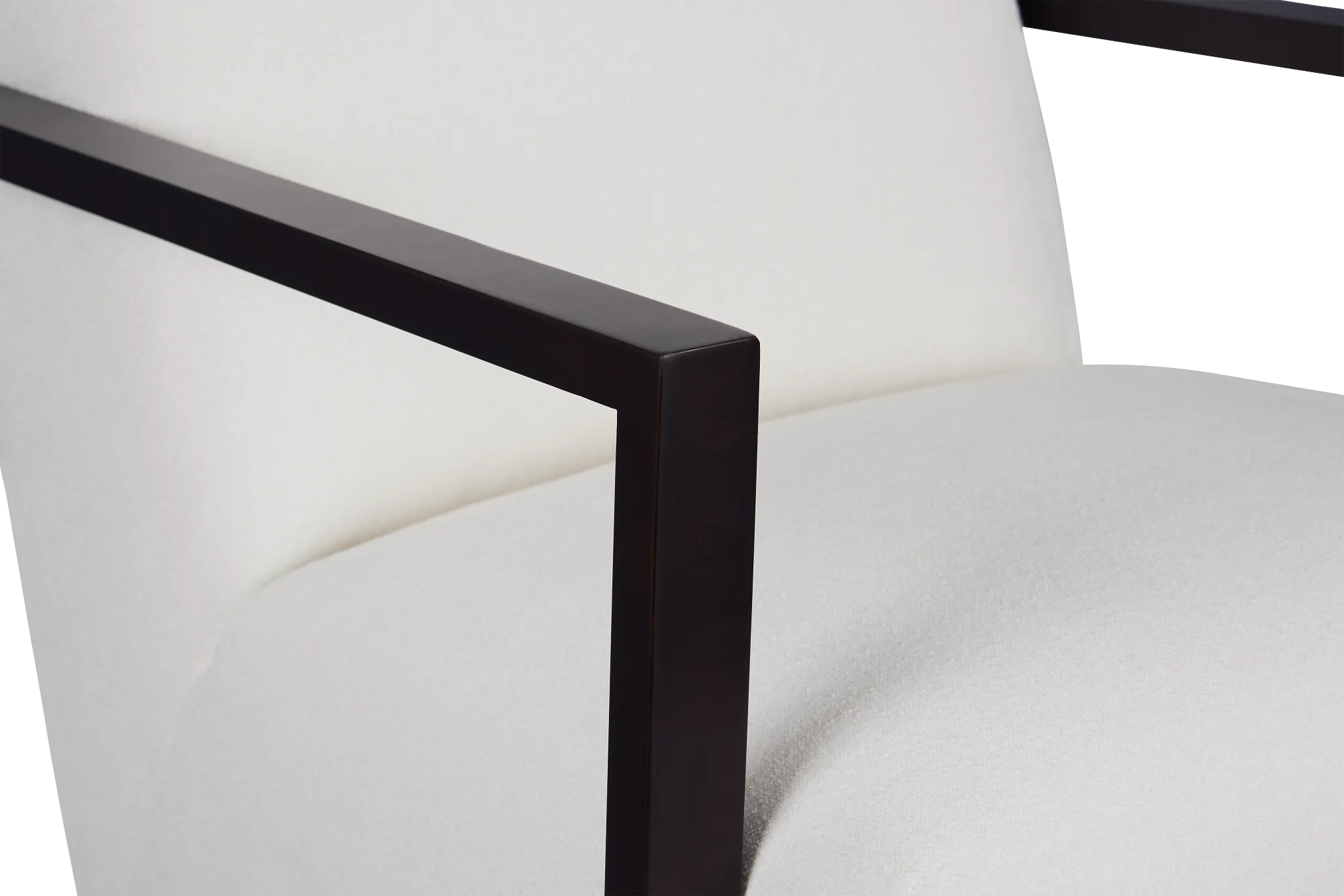 Lucas White Fabric Swivel Rocker Glider