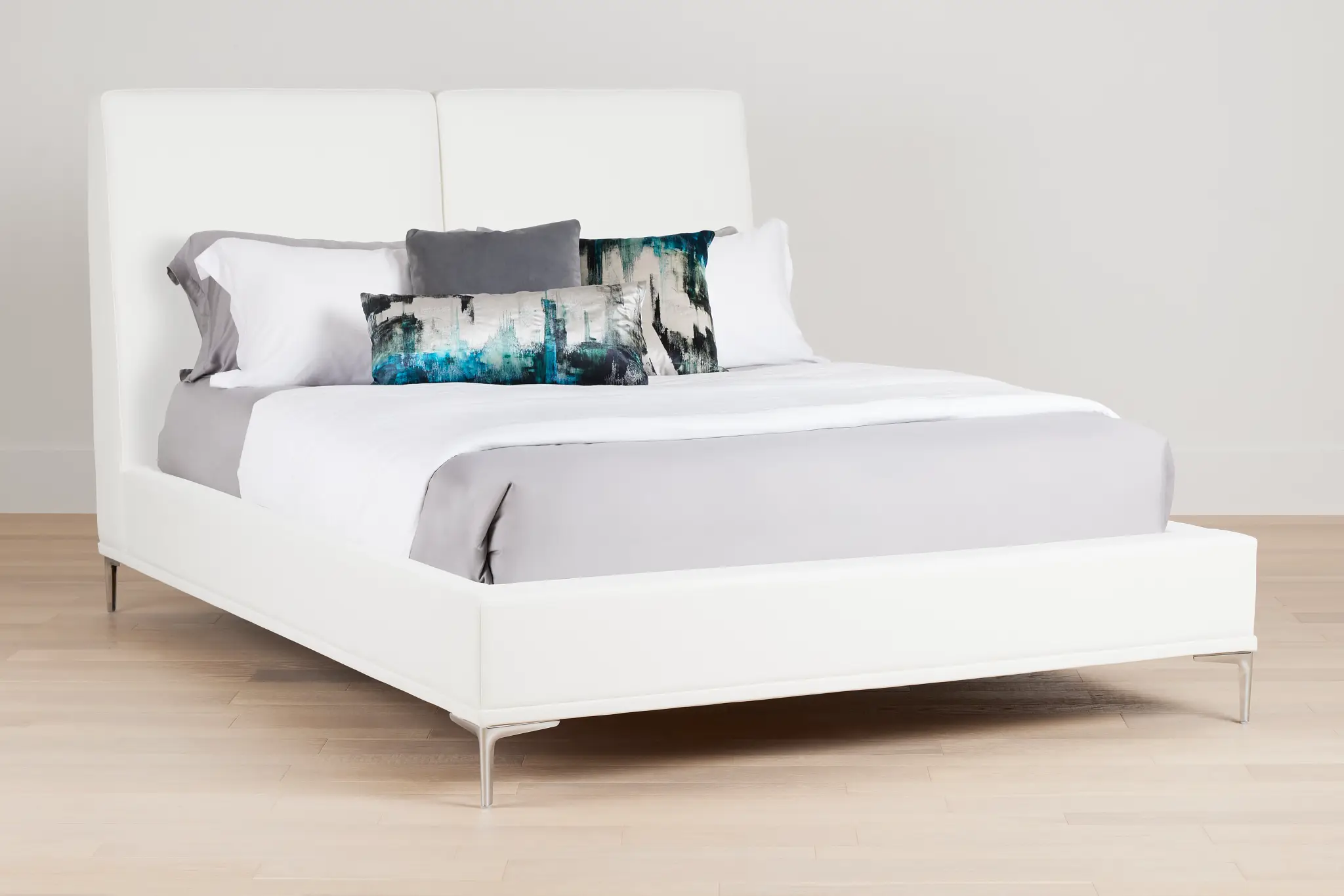 Emit White Micro Panel Bed Emit White Micro Panel Bed