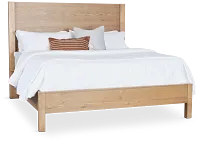 Tahoe Light Tone Panel Bed