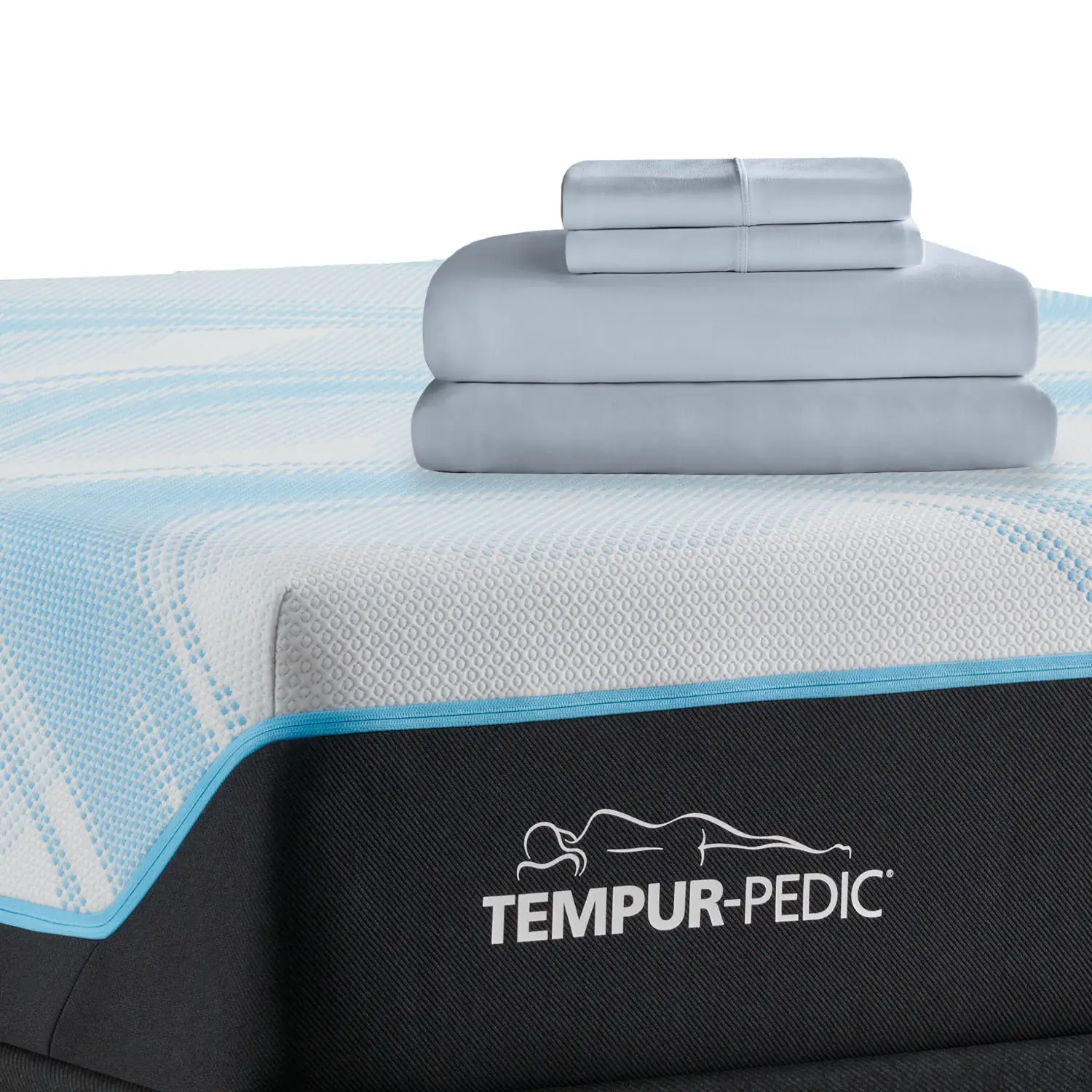 Tempur-pedic Breeze Cooling Light Blue Tencel Ctn Sheets Tempur-pedic Breeze Cooling Light Blue Tencel Ctn Sheets