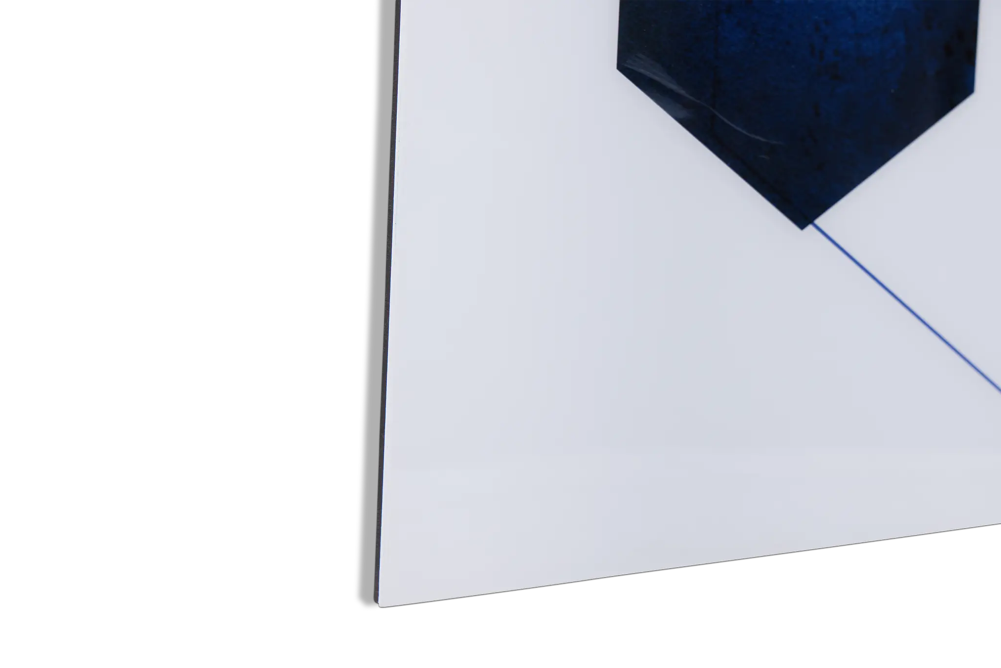 Niloy Dark Blue Acrylic Wall Art Niloy Dark Blue Acrylic Wall Art