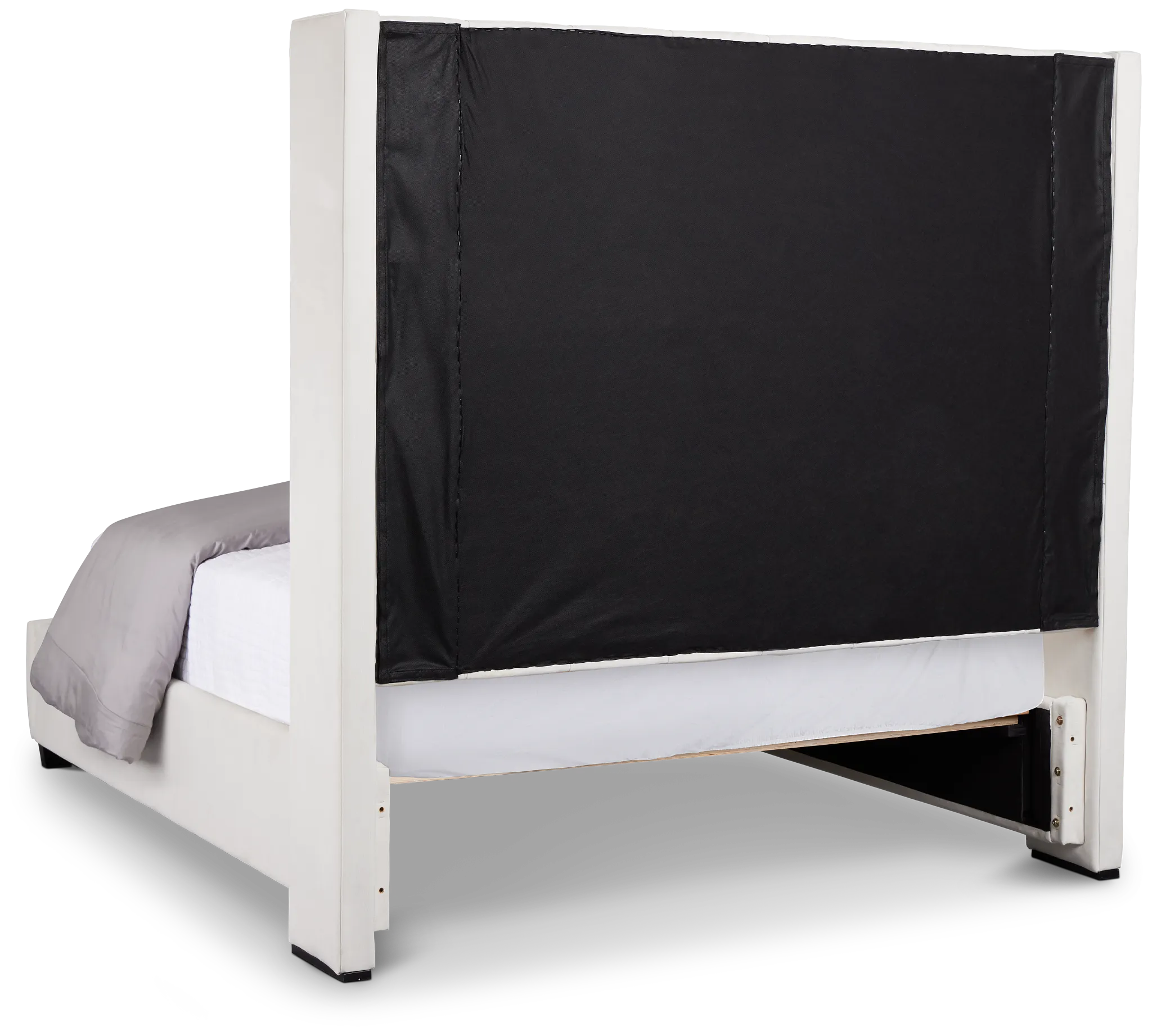 Marco White Uph Platform Bed