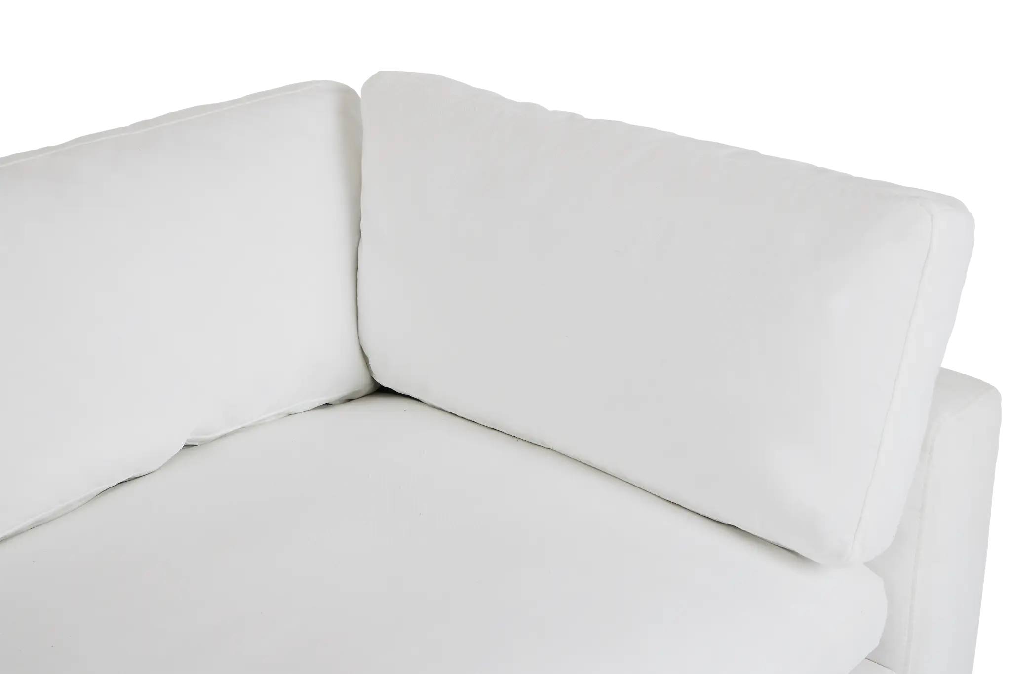 Grant White Fabric Sofa Grant White Fabric Sofa