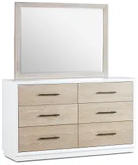 Boca Grande Two-tone Dresser & Mirror