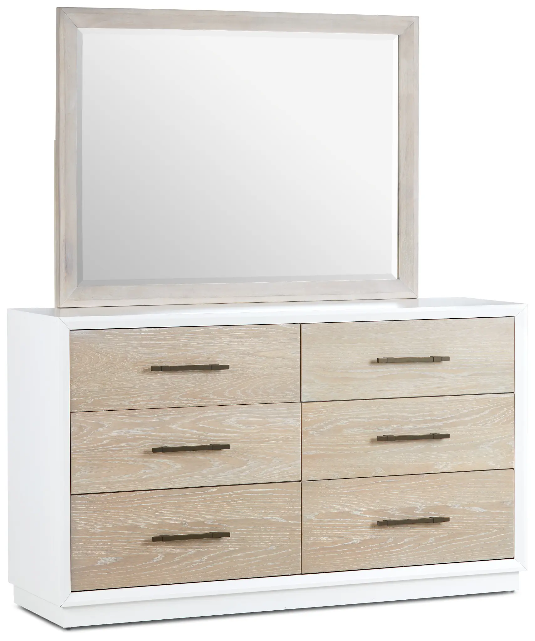 Boca Grande Two-tone Dresser & Mirror Boca Grande Two-tone Dresser & Mirror