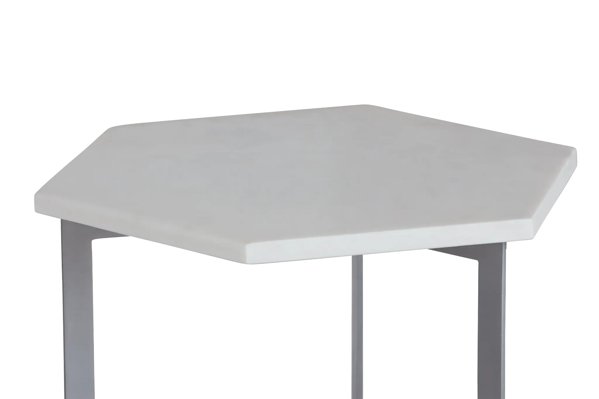 Mandie Silver Marble Accent Table Mandie Silver Marble Accent Table