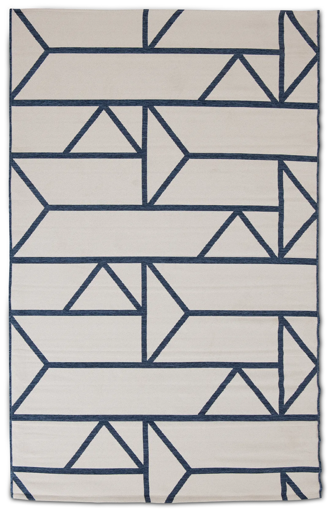 Silas Blue Indoor/outdoor 8x11 Area Rug