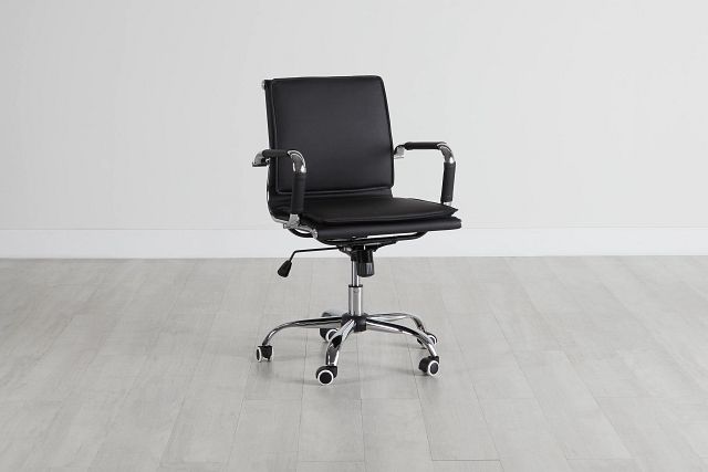 Denver Black Uph Desk Chair