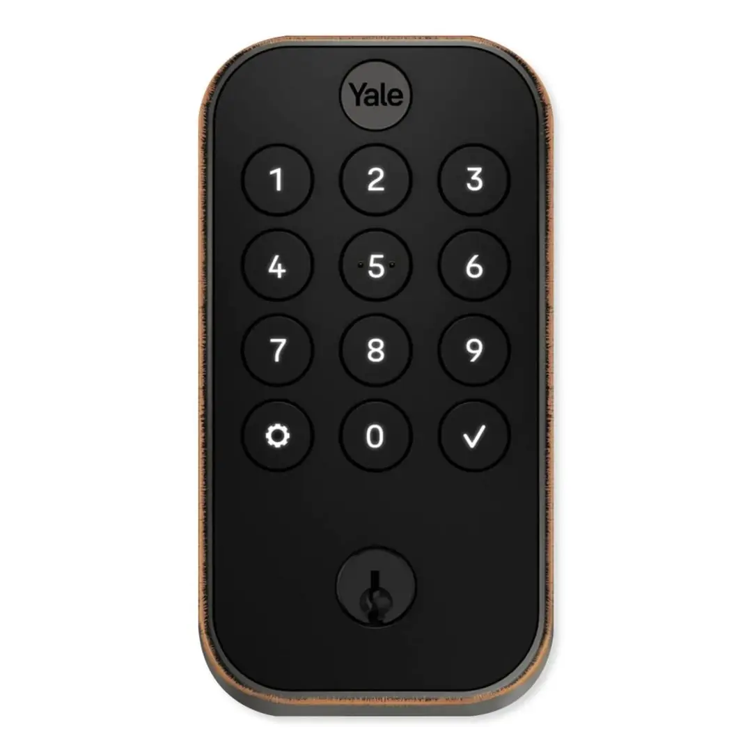 Yale Pro 2 Pushbutton & Connect Bridge Bronze Keypad Door Lock Yale Pro 2 Pushbutton & Connect Bridge Bronze Keypad Door Lock