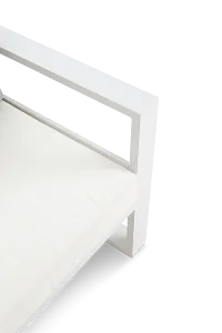 Lisbon White Aluminum Chair