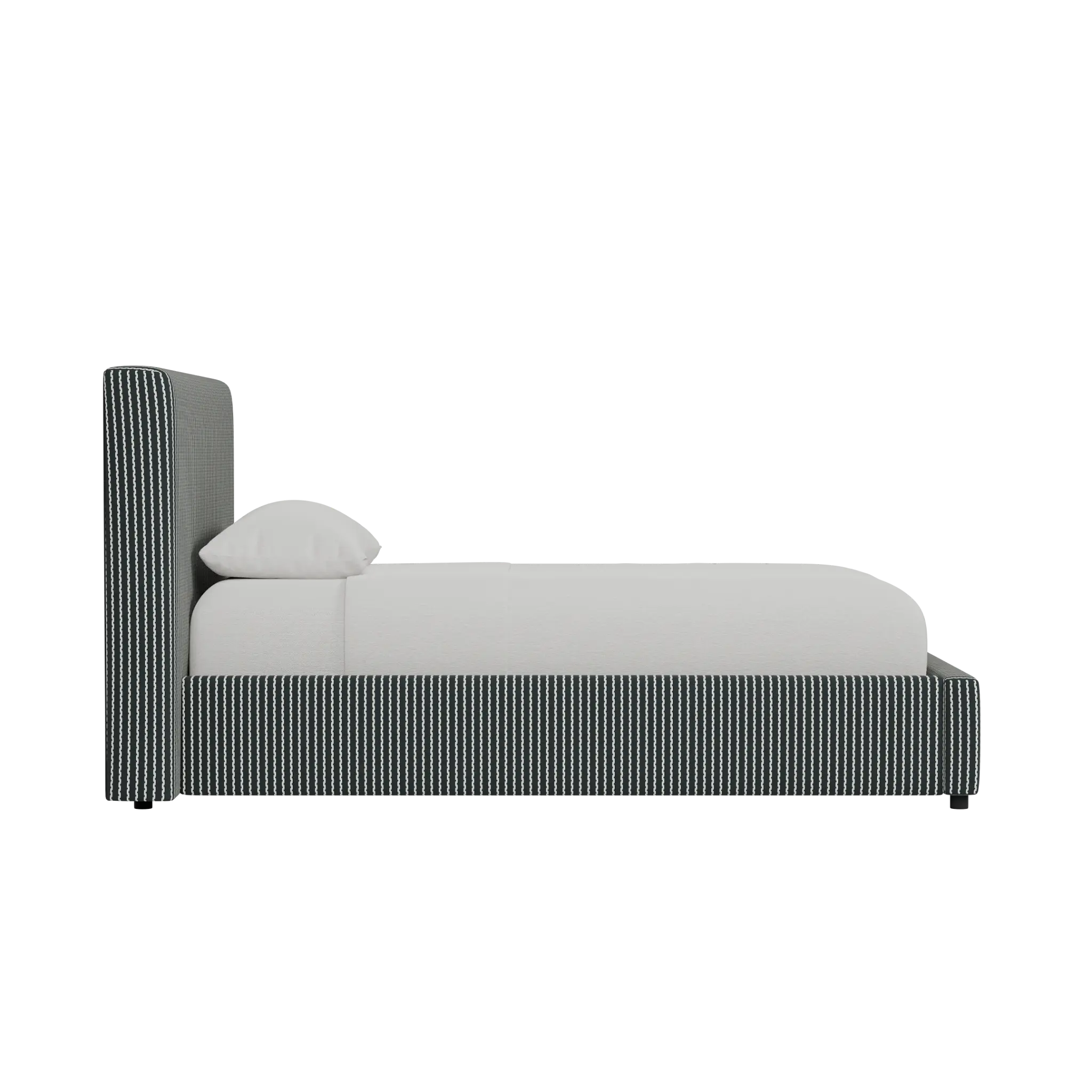 Grayton Lucy Navy 44" Upholstered Platform Bed Grayton Lucy Navy 44" Upholstered Platform Bed
