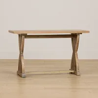 Joplin Light Tone Trestle Sofa Table
