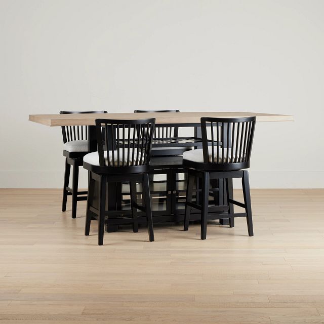 Southlake Two-tone High Table & 4 Barstools