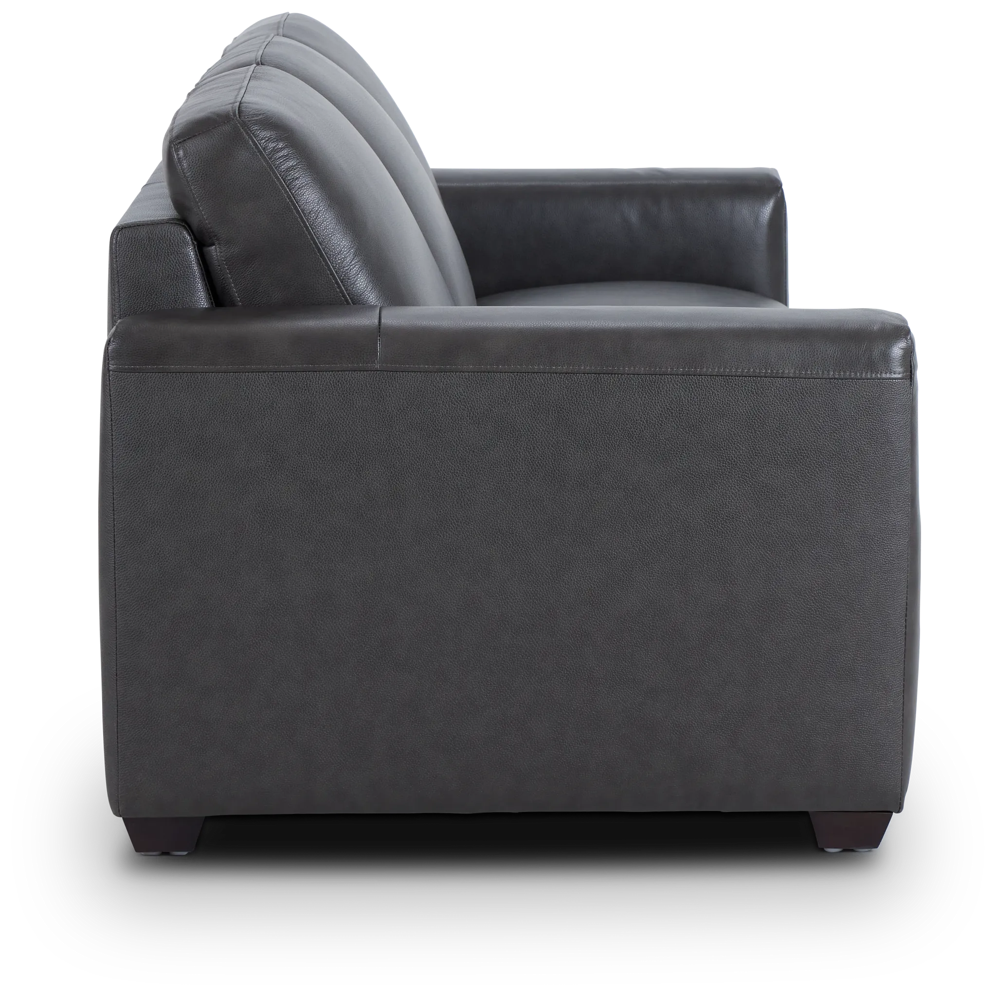 Lane Dark Gray Lthr/vinyl Sofa
